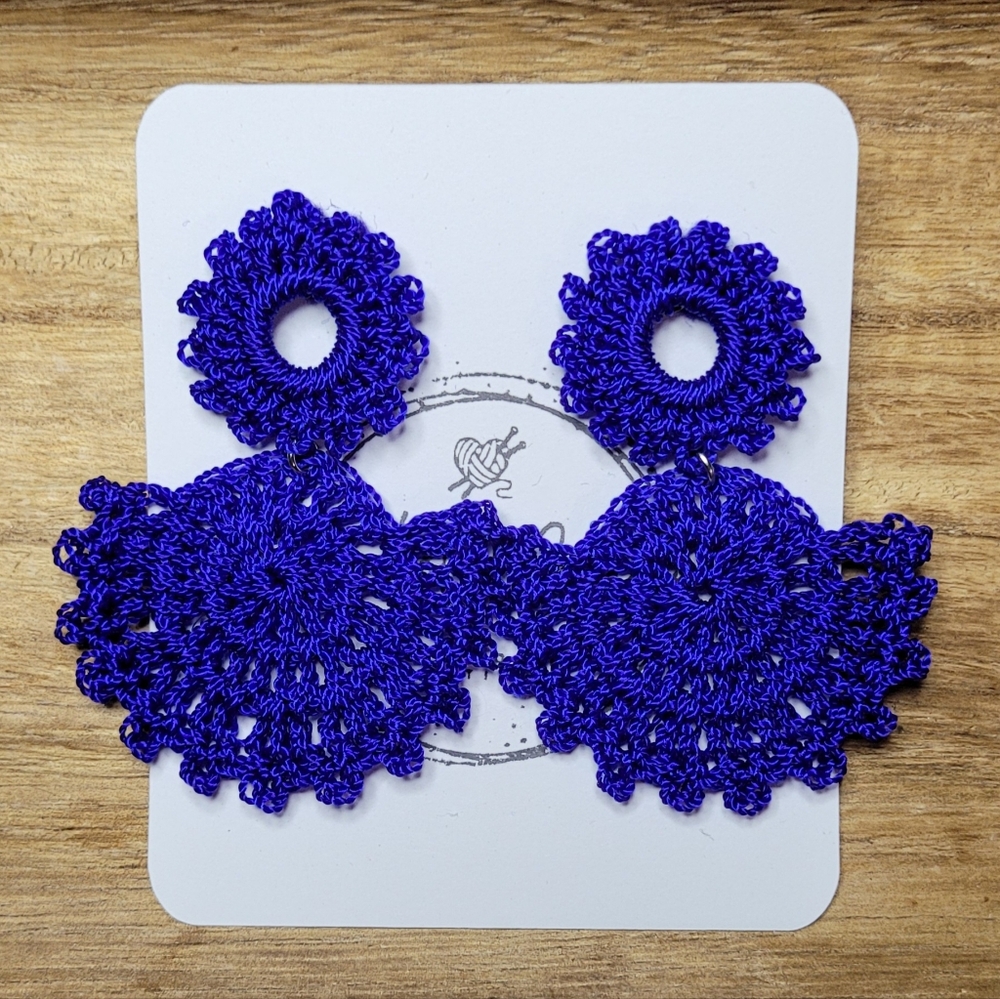 💙Crochet Earrings